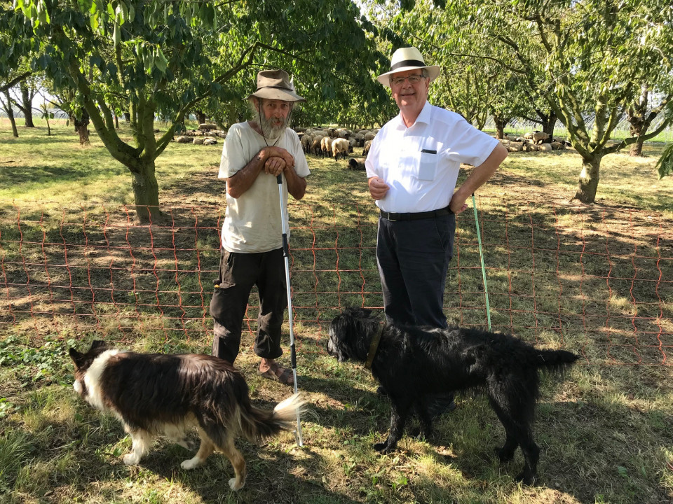 Willi Stchele sprach mit Schfer Eberhard Hirth ber die groen Probleme des Schferberufs. Bernd Rendler